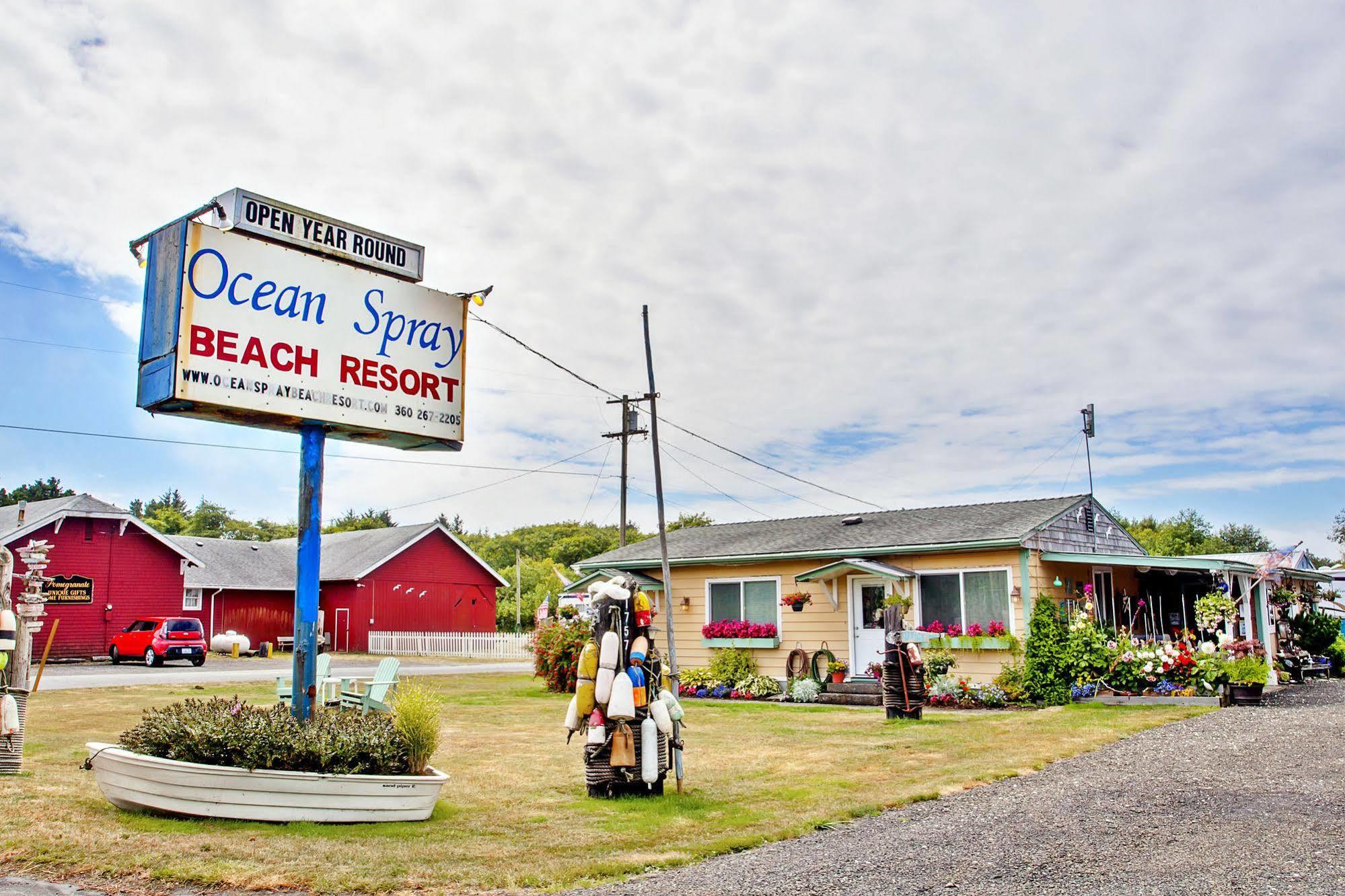 Ocean Spray Beach Resort Grayland Esterno foto